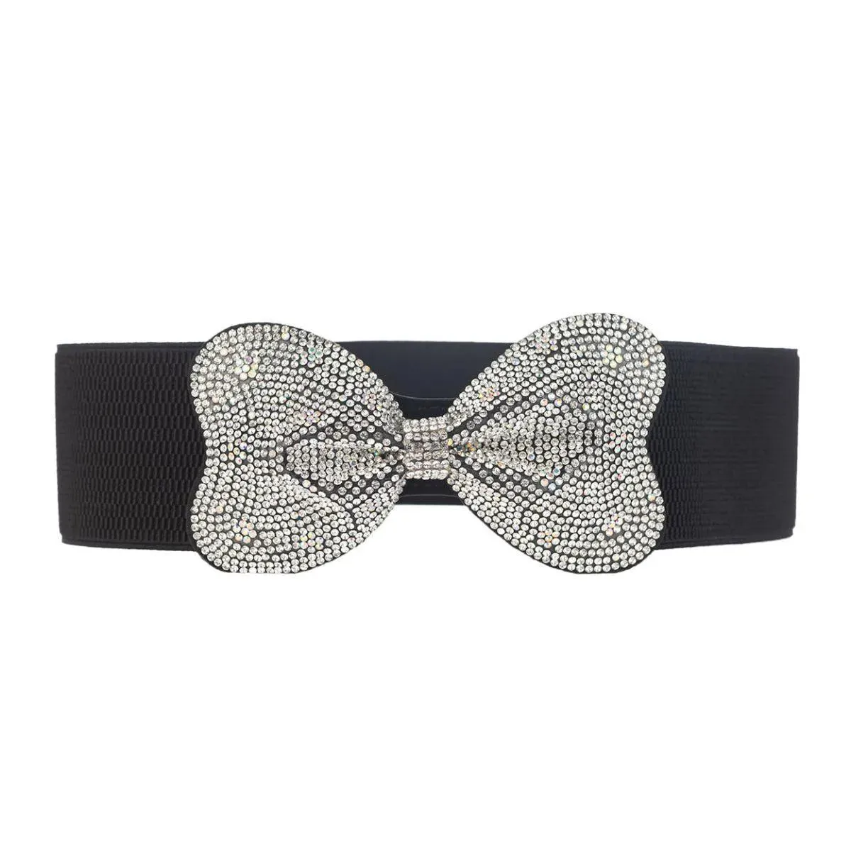 Belt with a Bowknot Belt of Aurora Borealis Sparkle