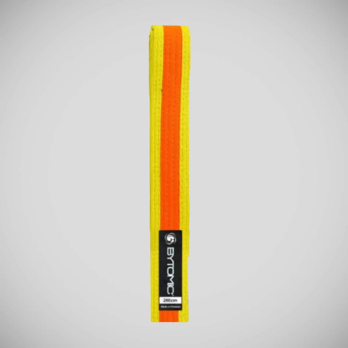 Bytomic Coloured Stripe Martial Arts Belt Yellow/Orange
