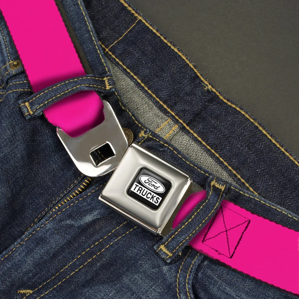 Ford Trucks Seatbelt Belt - Fuchsia Webbing